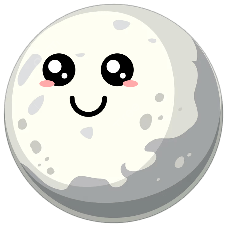 Lua no céu noturno